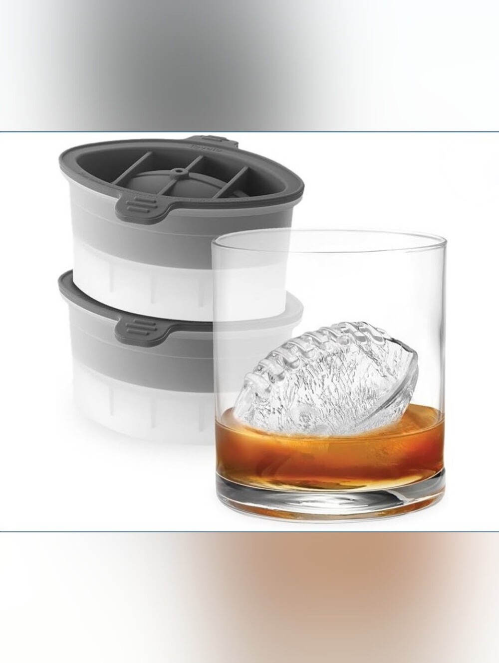 Tovolo Football Ice Molds • Set of 2 • NWT